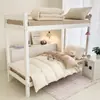 Conjunto de Tres Piezas de Algodón Puro de Dos Tonos Estilo Nuevo 2026 para Dormitorio Estudiantil
