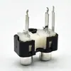 Base RCA de inserción vertical de 2 orificios RCA, loto rojo y blanco, 2 tomas, micrófono, audio, sonido, micrófono, amplificador de potencia