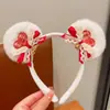 Nueva Diadema de Felpa de Dibujos Animados, Para Tomar Fotos de Niña en Parque de Atracciones, Pasador Lindo, Pinza Dulce para el Cabello, Diadema para Maquillaje y Lavado de Cara