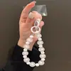 Correa para teléfono mate inspirada en colores dopamina, funda de teléfono, cadena para muñeca, llavero, accesorio para bolso y amuleto anti-pérdida