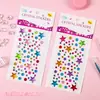 Adesivos Criativos 3D de Pérola, Cristal e Diamante para Diário, Cartões, Embalagens, Maquiagem para Olhos de Crianças e Meninas, Decoração Facial e Adesivos Decorativos