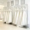 Estante de exhibición de vestidos de novia de lujo, perchero para vestidos de estudio, soporte de exhibición de tul, accesorios de exhibición de vestidos tradicionales chinos, barra colgante de estilo chino