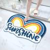 Alfombrillas Absorbentes de Suelo Flocadas Personalizadas por el Fabricante, Alfombrillas de Suelo para Baño, Alfombras para Sala de Estar, Alfombrillas Antideslizantes para Mesita de Noche del Hogar, Felpudos para Puerta de Entrada