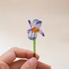 Enfeites de Flores Artificiais Mini Esmaltadas Zibo Decoração de Casa Artesanato Esmaltado Boshan Enfeites para Mesa de Escritório