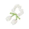 Elástico de Cabelo Versátil Colorido Tulipa Scrunchie Coque Acessório de Moda Coreano Cabelo Rabo de Cavalo Corda de Cabelo