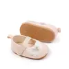 Zapatos de Princesa de Mariposa con Velcro para Bebé Primavera y Otoño Suela de Goma Suave Transpirable Antideslizante Zapatos para Niños Pequeños BXC4154