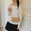 Bolsa de almohada personalizada con estampado de lichi, estilo nuevo de verano 2026 para mujer, con sensación relajada para ir al trabajo y al día a día, bolso de hombro cruzado