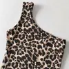25 Verão Novo Exportação Transfronteiriça Meninas Uma Alça Alça Alta Cintura Alta Mostrando o Umbigo Slim Colete Curto Moda Bebê Menina Top
