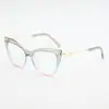 Gafas de Sol Estilo Retro Europeo y Americano con Montura Negra Ojo de Gato, Protección UV, Gafas de Sol para Proteger del Sol, Decoración Metálica, Modernas, Versátiles Gafas de Sol