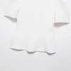 Roupas Europeias e Americanas Femininas Transfronteiriças, Tops Casuais da Moda com Mangas Bufantes Mais Vendidos do Aliexpress