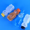 Atacado Urso Pe Garrafa Criativa Transparente Garrafa de Chá de Leite Urso Violento Copo de Aprendizagem para Beber Garrafa de Bebida Plástica Garrafa para Embalagem de Mel