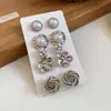 2026 Nuevo Set de Pendientes Metálicos Estilo Europeo y Americano para Mujer, Inspirado en el Diseño, Pendientes Elegantes, Retro, Lujo Ligero, Pendientes de Gama Alta