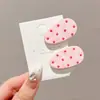 Pinza para el pelo dulce de flecos moderna y popular, pinza lateral de flequillo de alta gama estilo coreano, accesorio para el pelo de pinza BB acrílica