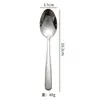 Juego de Cubiertos de Acero Inoxidable 304 Estilo Occidental para Mesa, Cuchillo, Tenedor y Cuchara, Cuchillo para Steak y Pastel de Restaurante, Tenedor para Fruta, Cuchara para Café, Cuchara para Postre de Hotel