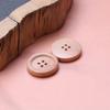 Botones de madera de alta calidad botones decorativos para ropa de niños botones redondos versátiles para abrigo suéter camisa botones de madera