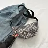 Bolso Cruzado de Lona Estilo Nuevo Tendencia Retro Estilo Perezoso para Mujer Estilo Étnico de Moda Personalizado Bolso de Hombro Tipo Dumpling Bolso para Teléfono Móvil