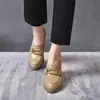 Zapatos de tacón alto con plataforma impermeables para mujer, tacón grueso, punta fina, estilo británico, zapatos pequeños de cuero, nuevo estilo otoño 2026, suela gruesa, cuero suave, zapatos de vestir