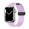 Adecuado para Apple 10 S10 Hebilla Magnética Metálica Ranura Correa de Silicona para Reloj Huawei Gt6 Samsung 18 20 22 Pulsera