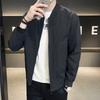 Chaqueta Juvenil para Hombre Primavera y Otoño 2025, Abrigo Casual Simple y Elegante con Cuello Alto para Hombre, Transmisión en Vivo de Tiktok, Venta al por Mayor de una Pieza