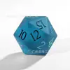 Juego de Mesa Dungeons and Dragons Transfronterizo Nuevo Dados de Juego D20 D6 Dnd Rpg Vidrio de Cristal Esmerilado Galvanizado