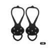 En stock, directo del fabricante, crampones de hielo de TPE, cubrezapatos antideslizantes para exteriores, herramienta antideslizante para escalada en nieve y montañismo, 8121824 púas