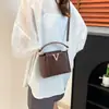 Elegante Bolso de Mujer 2025 Nuevo de Gama Alta Lujo Patrón de Cocodrilo Bolso Capu Lady V de Mano Hombro Transfronterizo Bolso de Mujer