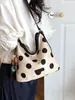 Bolsa de Bolinhas para Mulheres 2026 Nova Moda de Verão Tendência Bolsa Tote para o Dia a Dia Grande Capacidade Bolsa de Ombro Transversal Saco