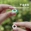 Gancho para la oreja fijo invisible redondo para gafas, cubierta antideslizante, anillo de silicona, anticaídas, gancho para orejeras, accesorios