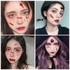 Nuevas Calcomanías de Tatuajes de Cicatrices de Halloween Transfronterizas, Heridas Aterradoras, Cicatrices, Maquillaje de Halloween, Calcomanías de Tatuajes Faciales