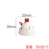 Yqt Decoraciones Navideñas Adornos Estéreo Taza de Café Set Comida Miniatura Casa de Juego Juguetes Adornos de Escritorio