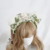 Diadema de orejas de oso lolita estilo japonés accesorio para el cabello elemento Marrón linda chica encaje lolita KC