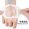 Venta Caliente Parche Adhesivo Impermeable Transparente de PU para Apósitos Parche para Apósitos 6*7cm con Forma Ajustada Protección del Ombligo Parche Adhesivo Fijo para la Mano