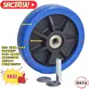 Rueda de 6 pulgadas con rodamiento simple/Rueda de goma de 8 pulgadas/Rueda giratoria universal de 6 ruedas diámetro 150 200/Rueda para carretilla diámetro de agujero 25 17