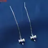 Pendientes de Plata de Ley S925 con Cuentas Dzi, Hojas, Nubes Propicias, Flores Pequeñas, Ámbar de Cera de Abeja Esmaltada, Pendientes de Estilo Étnico Antiguo Retro