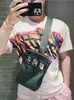 Nova Bolsa de Peito Família H Bolsa Simples Transversal Mochila Masculina Moda Bolsa de Cintura Couro Genuíno Bolsa Feminina de Alto Padrão Bolsa de Ombro Bolsa Feminina