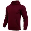 Sudaderas nuevas para hombre y mujer 2022, sudaderas con capucha casual de color liso de moda, sudaderas con capucha de manga larga tipo pullover para publicidad con logo para hombres