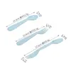 Juego de cubiertos de plástico para uso doméstico, tenedor ecológico, cuchara de postre, tenedor de frutas, cuchillo para bistec, apto para alimentos, vajilla resistente a altas temperaturas