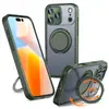 Funda Adecuada para Teléfono Móvil Apple 17Promax Magsafe Magnética Soporte Giratorio de 360 Grados Funda Fulcrum para Iphone17
