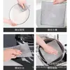Estropajo de Acero para Cocina Paño para Lavar Platos Reemplaza Bola de Estropajo de Acero Limpieza de Estufas Paño Plateado Malla Cepillo para Lavar Platos Herramienta a Prueba de Grasa para Ollas