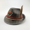 Sombrero de Jazz Gris Oscuro Oktoberfest Alemán Sombrero de Jazz Gris Carnaval Sombrero de Fiesta Sombrero para Escenario de Actuación
