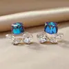 Brincos Europeus e Americanos Exagerados de Girassol com Pérolas Incrustadas de Diamante, Geométricos, Metálicos, Irregulares