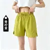 Pantalones Cortos Deportivos Falsos de Dos Piezas para Mujer, Verano para Correr y Entrenamiento, Anti-Exposición, Secado Rápido, Transpirables, de Tres Cuartos para Fitness y Yoga