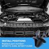 W708771-S300 Es Adecuado para Ford F150 F250 Coche Parachoques Delantero Cubierta Panel Rejilla Clip de Fijación