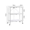 Suministros del Fabricante Estanterías de Almacenamiento para Cocina, Baño e Inodoro, Carros Completamente de Hierro, de Pie, Multicapa, Multifuncionales