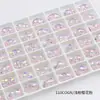 Dongzhou Cristal Fogos de Artifício Corte Ovo de Pombo Flor de Gelo Broca para Unhas Artísticas Alta Qualidade K9 Oval Gelo Triturado Gelo Pontiagudo Fundo Broca Decoração de Unhas