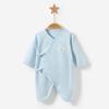 Roupas de Bebê Recém-Nascido Primavera e Outono Algodão Puro Macacão Borboleta Estilo Fino 3 Meses Macacão Body de Bebê