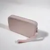 Bolsa Quadrada de Silicone com Zíper Pequena Bolsa de Maquiagem Portátil Impermeável Bolsa para Armazenamento de Certificado Passaporte Nova Bolsa de Mão Porta-Moedas