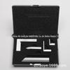 Régua de Aço Inoxidável 100 Carpintaria Aço Inoxidável Régua de Ângulo Reto de Aresta Simples 25X20Mm e 40X28 Garra de Marcação