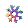Llave Copo de Nieve Herramienta Multifuncional Portátil para Exteriores Destornillador Hexagonal Abrebotellas Universal Acero Inoxidable Metalurgia de Polvos