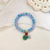 Pulseira Super Peace Buckle Feita à Mão, Acessório Estilo Chinês Hanfu, Pulseira de Estudante, Presente para Melhor Amigo, Contas, Vagem de Lótus